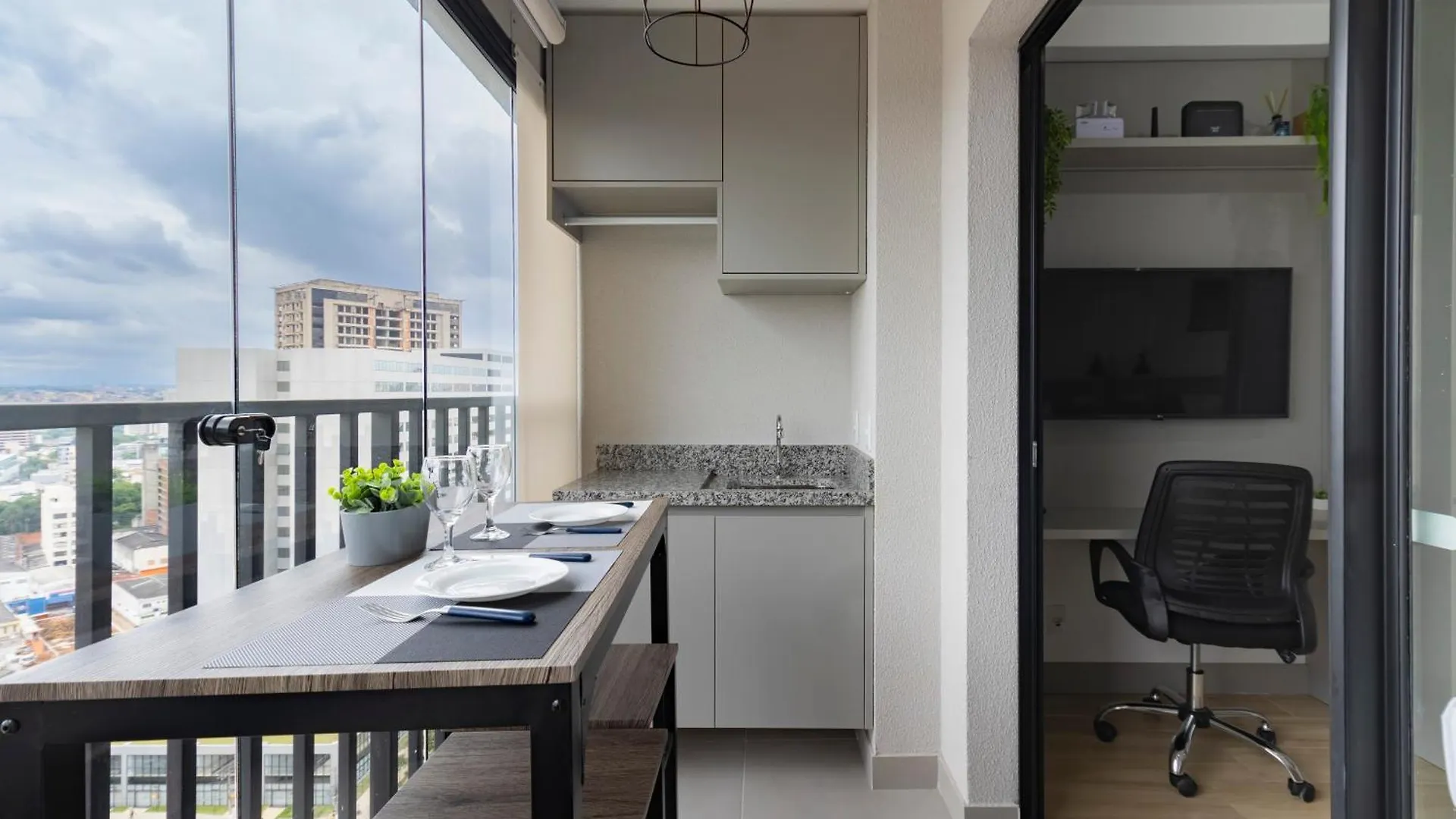 Hub Alto Da Boa Vista - Studios Por Temporada São Paulo Lejlighed
